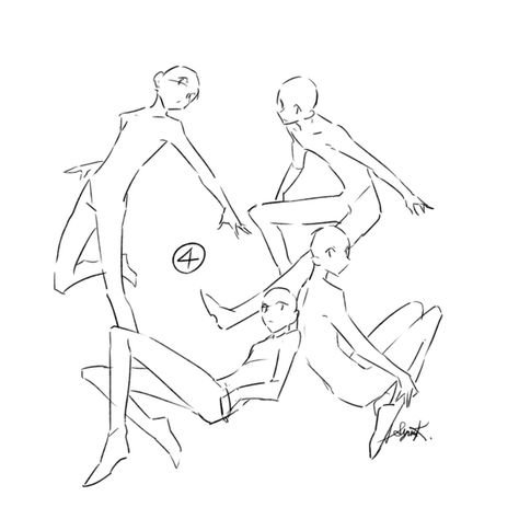 Позы для рисования