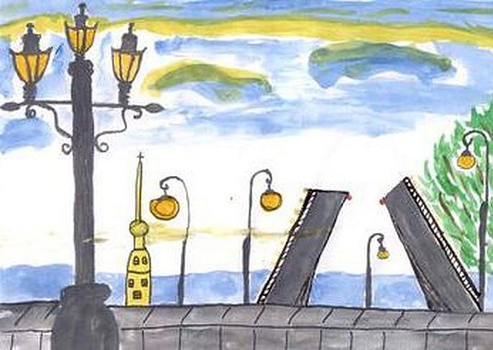 Детские рисунки Питера