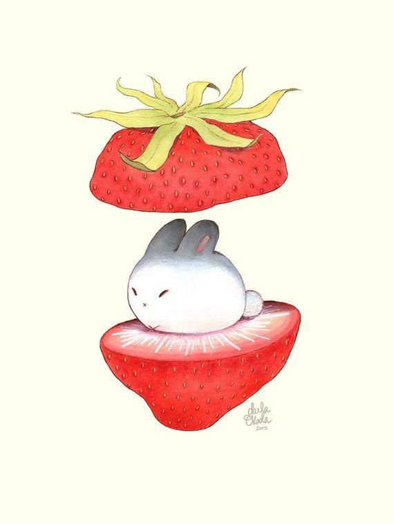 Кавайная клубника