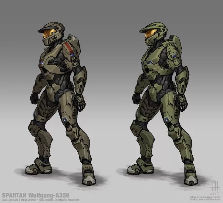 Halo Spartan броня концепт