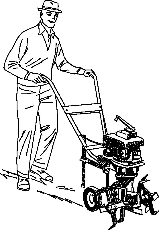 Машина для вспашки земли