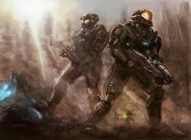 Арт Спартанки Halo