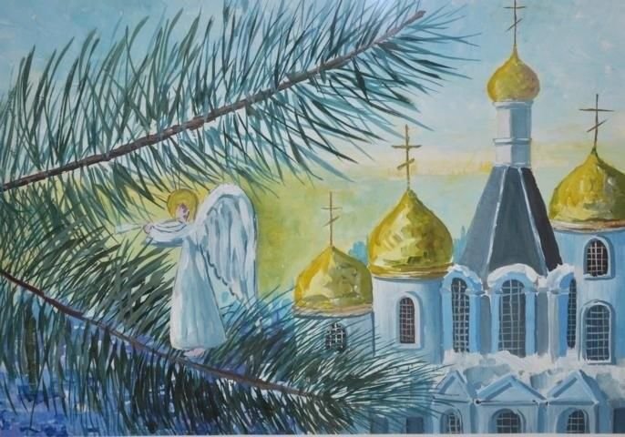 Рождественские рисунки