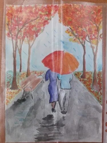 Рисунок на тему осень