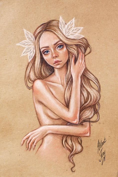 Девушка рисунок
