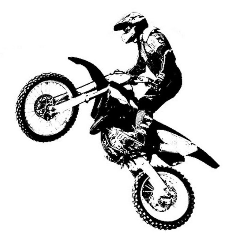 Enduro мотоцикл вектор