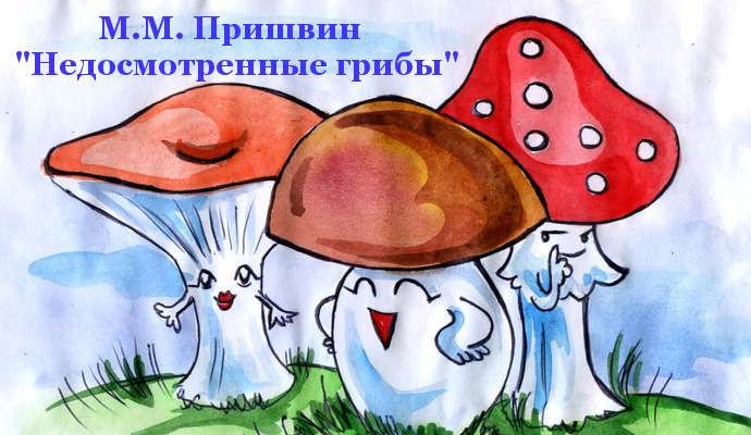 Недосмотренные грибы пришвин рисунок