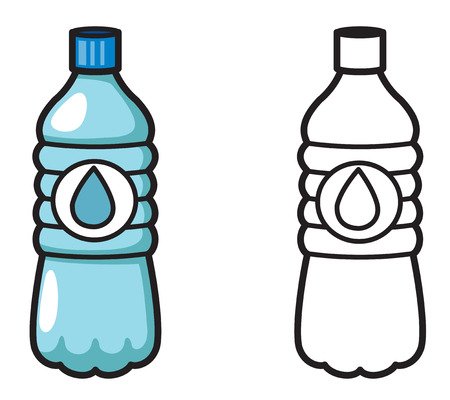 Бутылка с водой для рисования