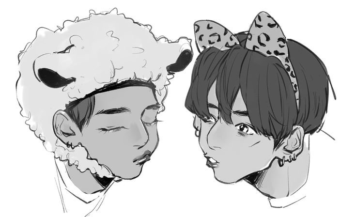 Taekook рисунок