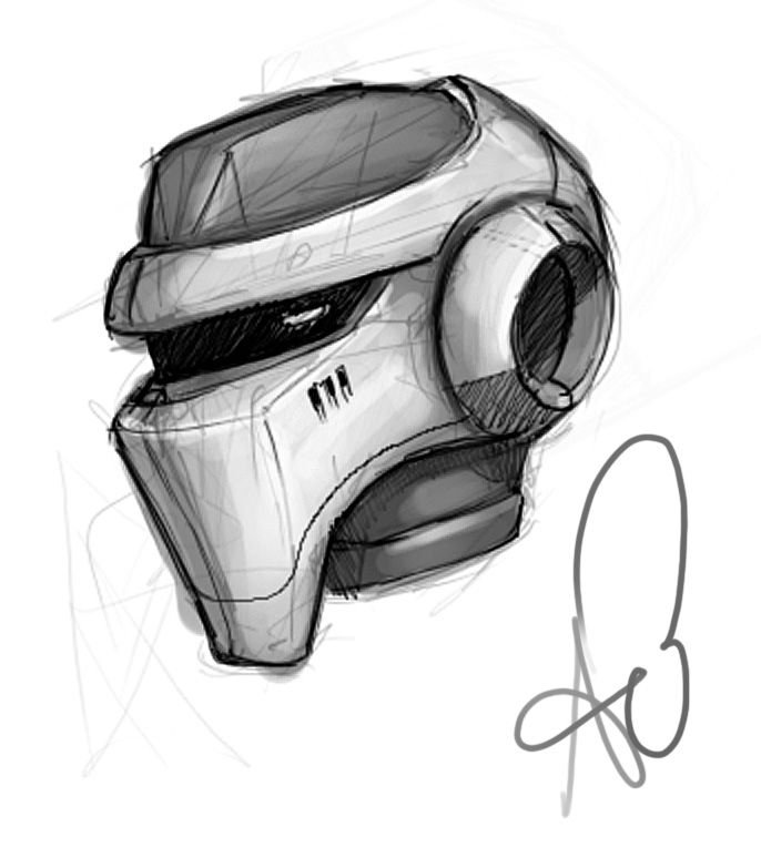 Helmet Design эскиз