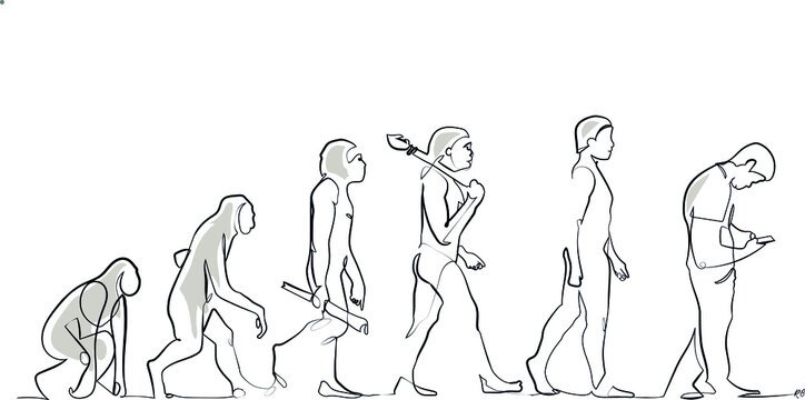 Opposite to Evolution