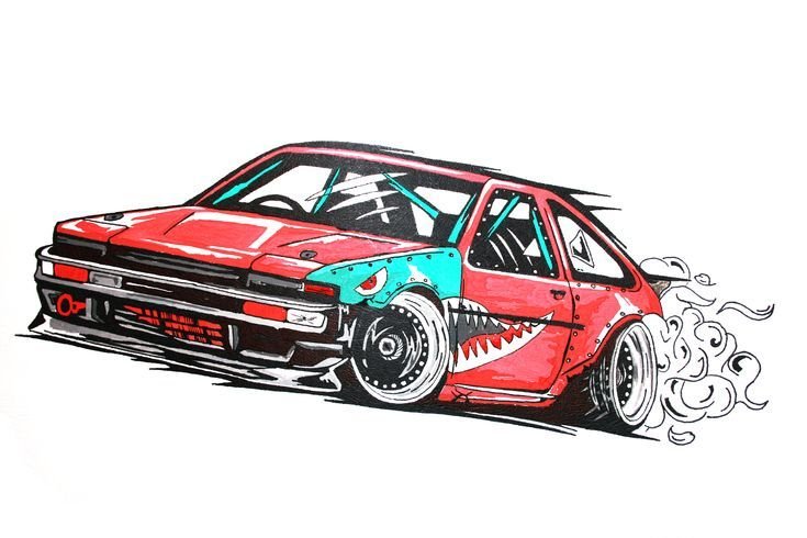 Toyota ae86 Art