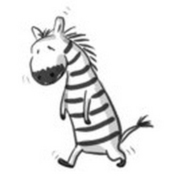 Zebra рисунок