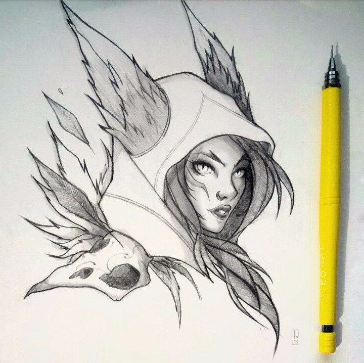 League of Legends эскизы