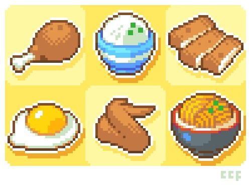 Pixel Art food