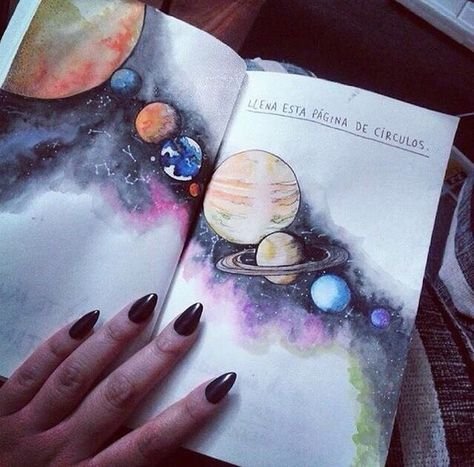 Идеи для рисования космос