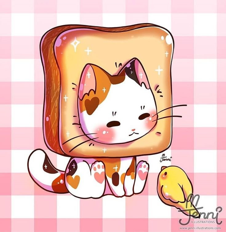 Милые мультяшные котята