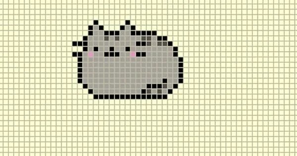 Котик рисунок