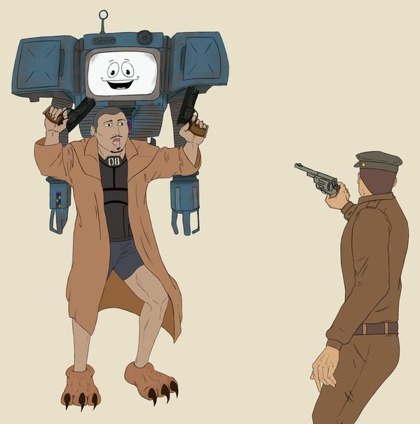 Fallout New Vegas Art курьер
