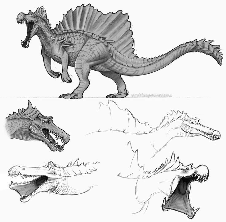 Спинозавр Jurassic World арт