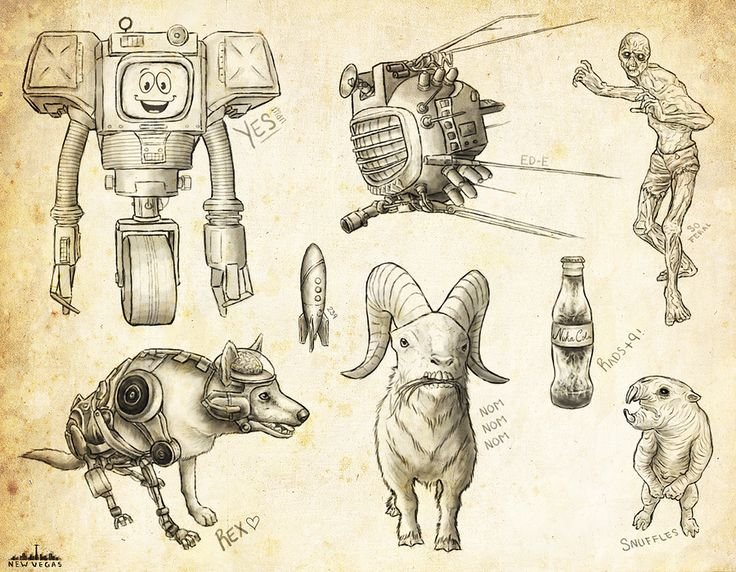 Fallout 4 скетчи