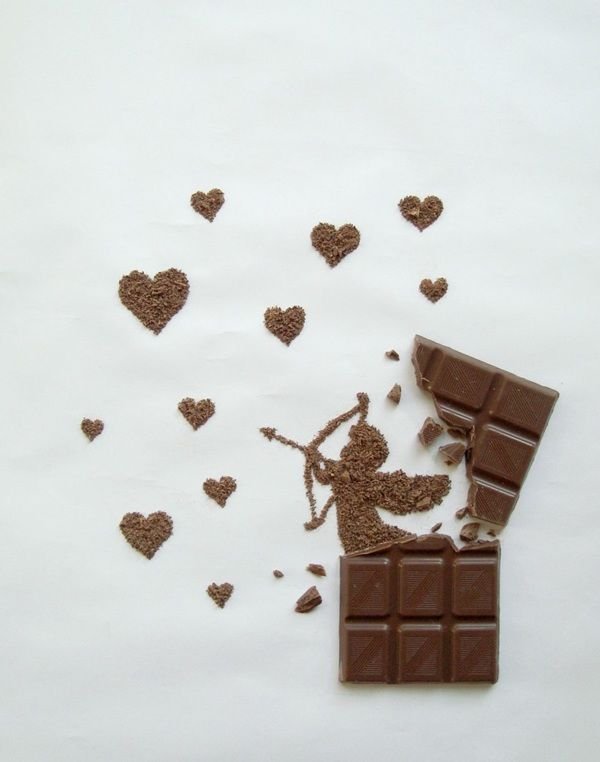 Нарисовать шоколад