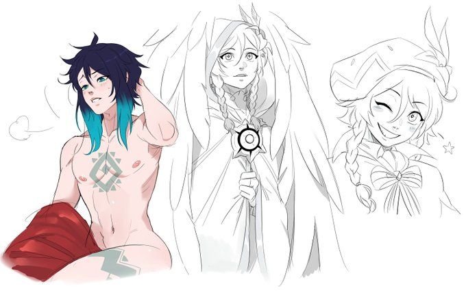 Геншин Импакт персонажи Венти