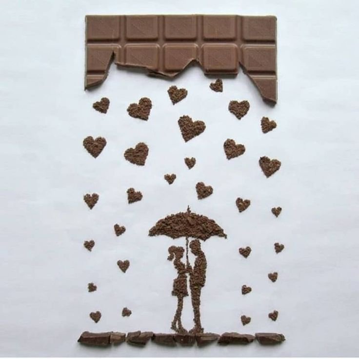 Нарисовать шоколад