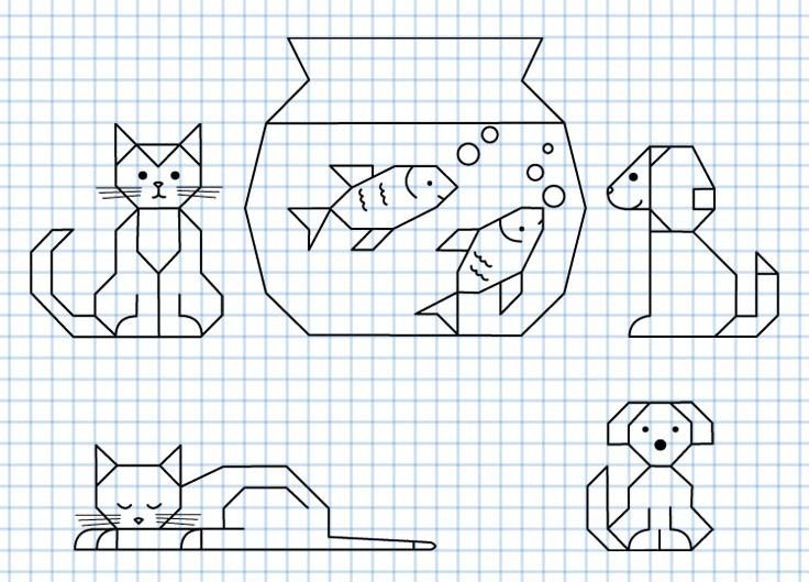 Рисование ИПО клеточка