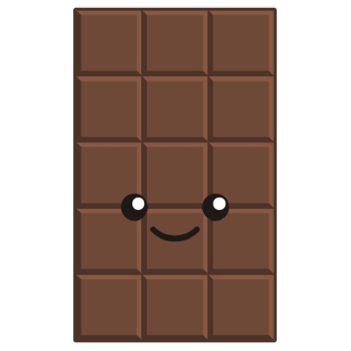 Нарисовать шоколад