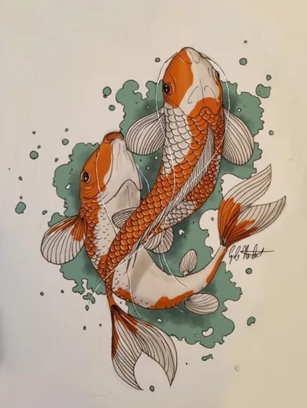 Японские карпы Koi