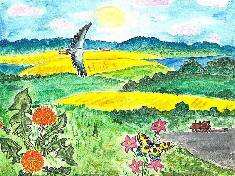 Природа моего края рисунки