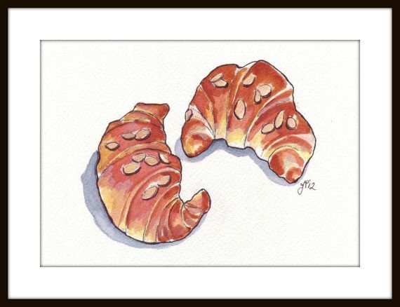 Круассан рисунок