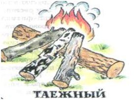 Вид костра полинезийский