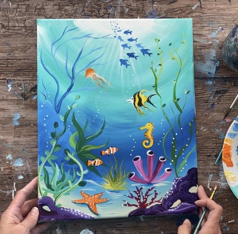 Море фломастерами
