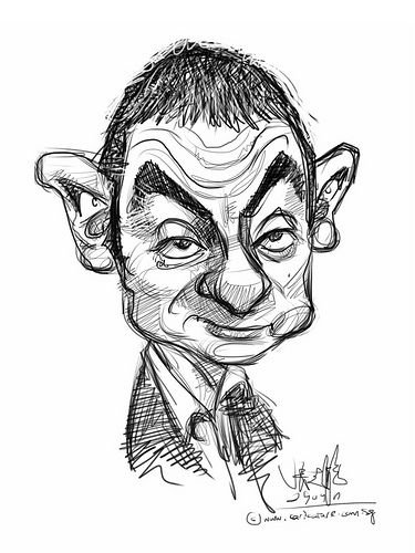Шарж Мистер Бин