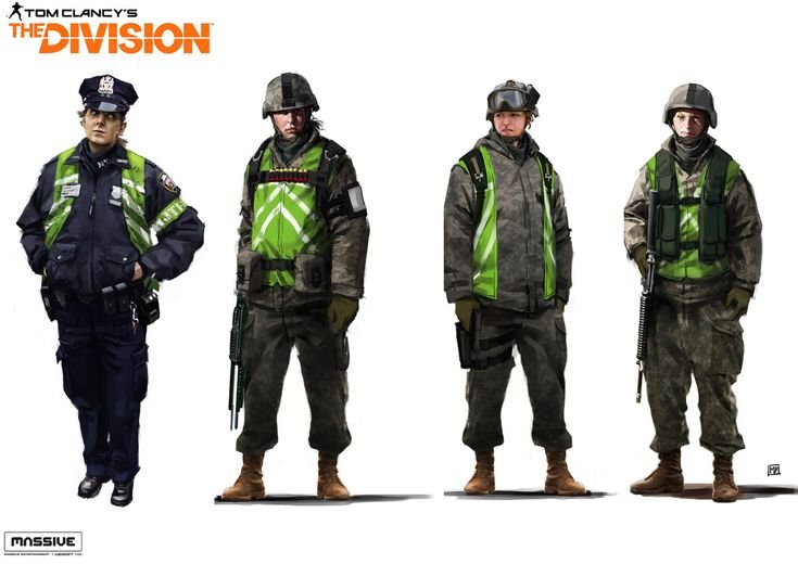 Tom Clancy's the Division костюмы