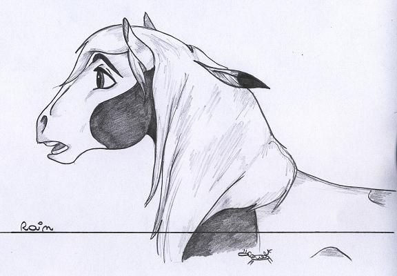 Лошадь рисунок карандашом