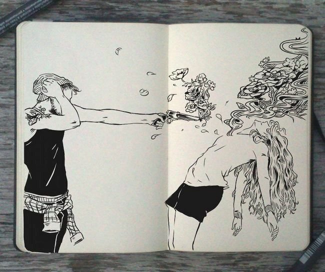 Рисунки для скетч Букка