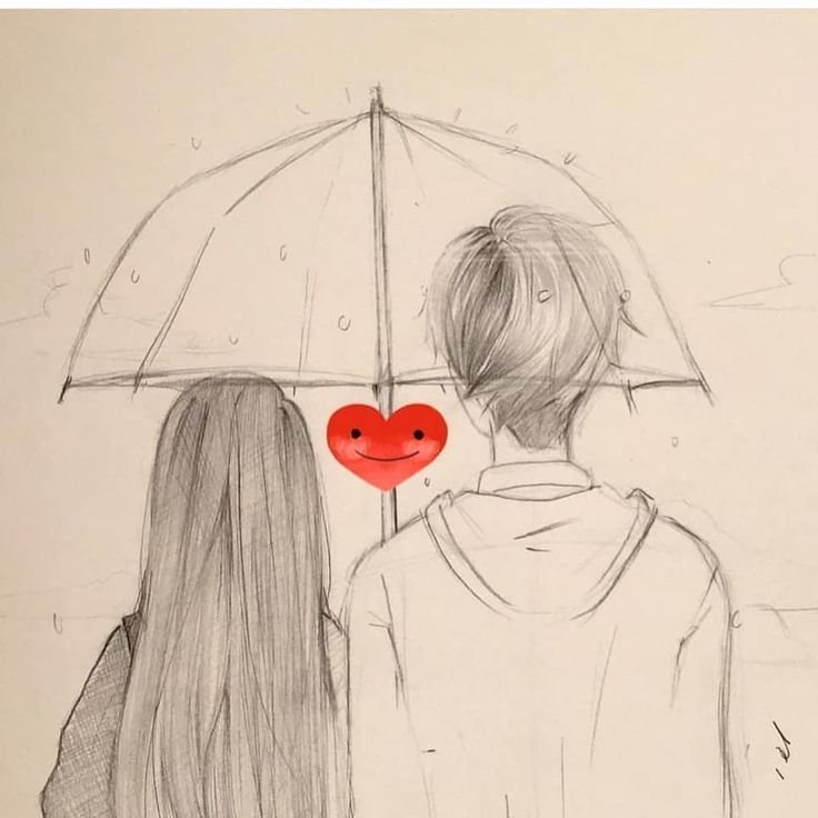 Рисунки карандашом любовь