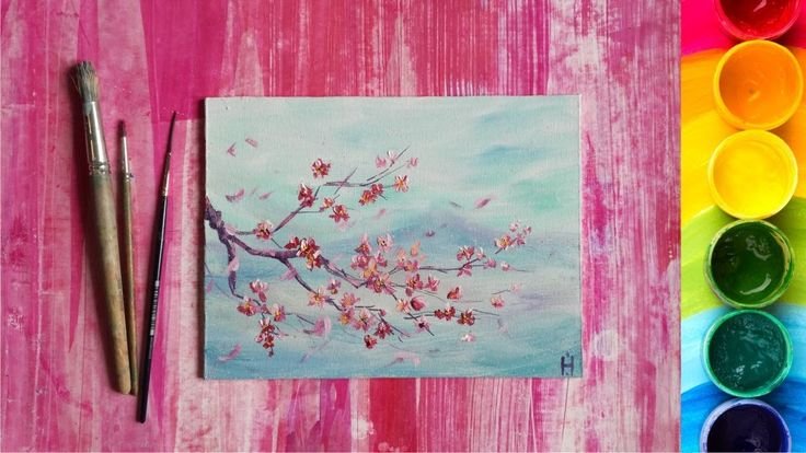 Рисунки красками гуашь