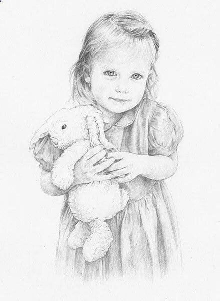 Рисунок маленького ребенка карандашом