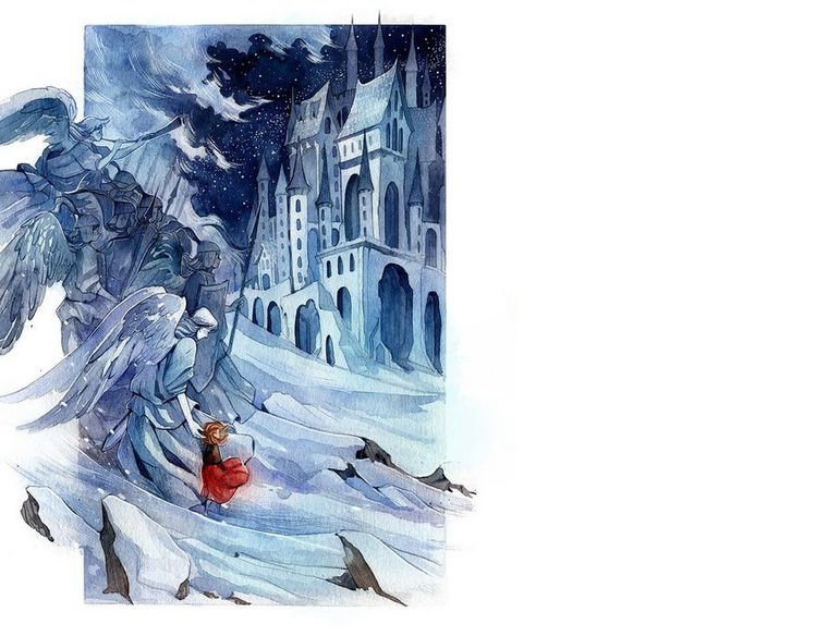 Снежная Королева книжные иллюстрации