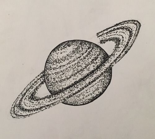 Тату Сатурн эскизы