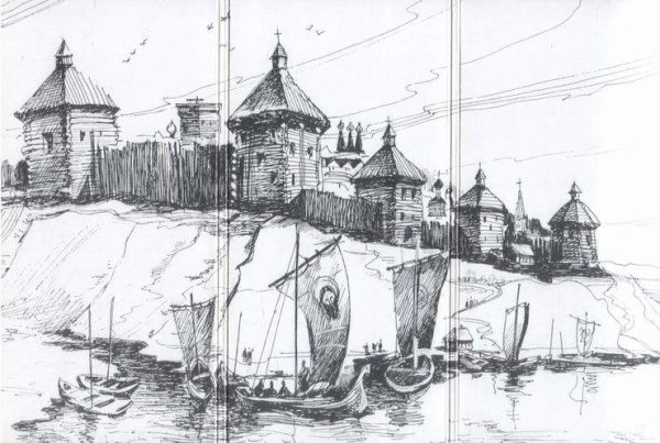 Самарская крепость 1586 год