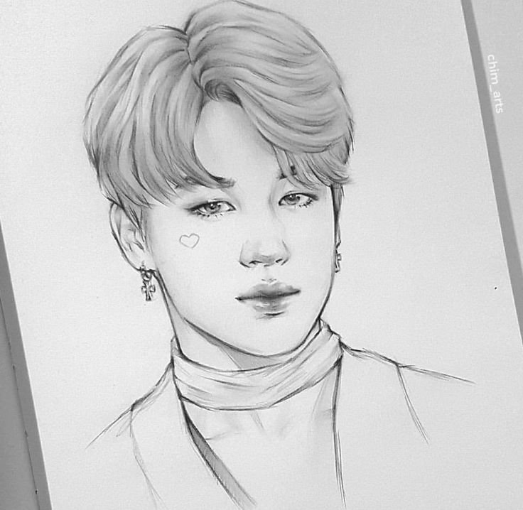 Портрет BTS Чимин