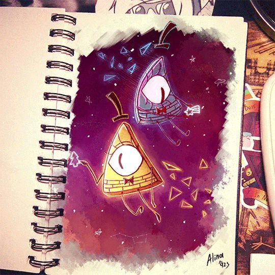 Sketchbook Гравити Фолз