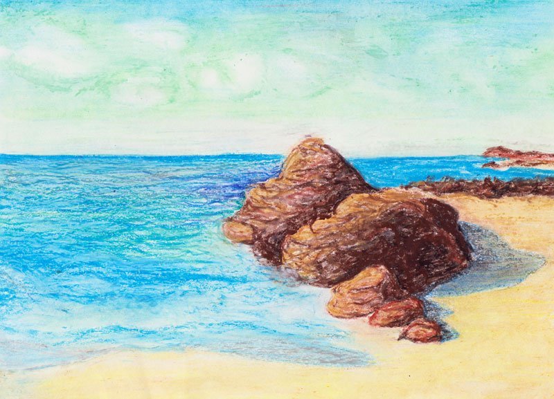 Нарисовать море