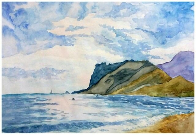 Рисунки для срисовки море