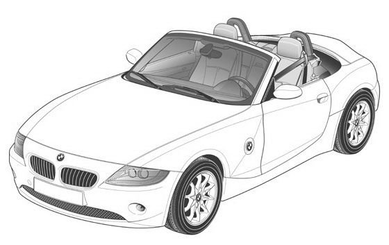 Раскраска BMW